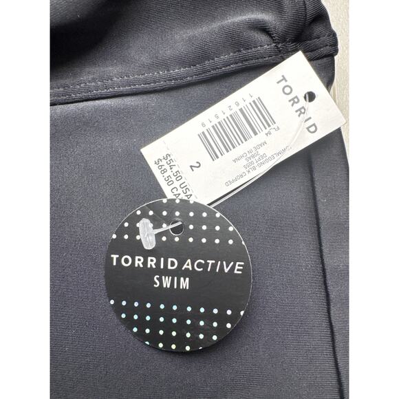 Torrid Active Cropped Swim Leggings NWT - Picture 5 of 7